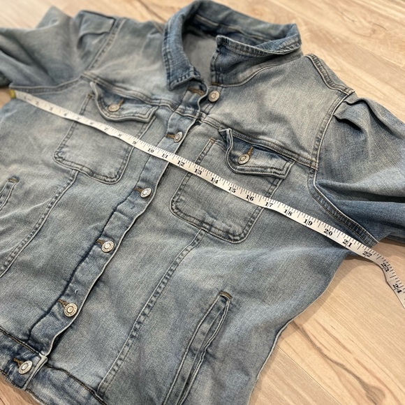 Kensie Woman’s Denim Jeans Jacket Size Large - Picture 10 of 12